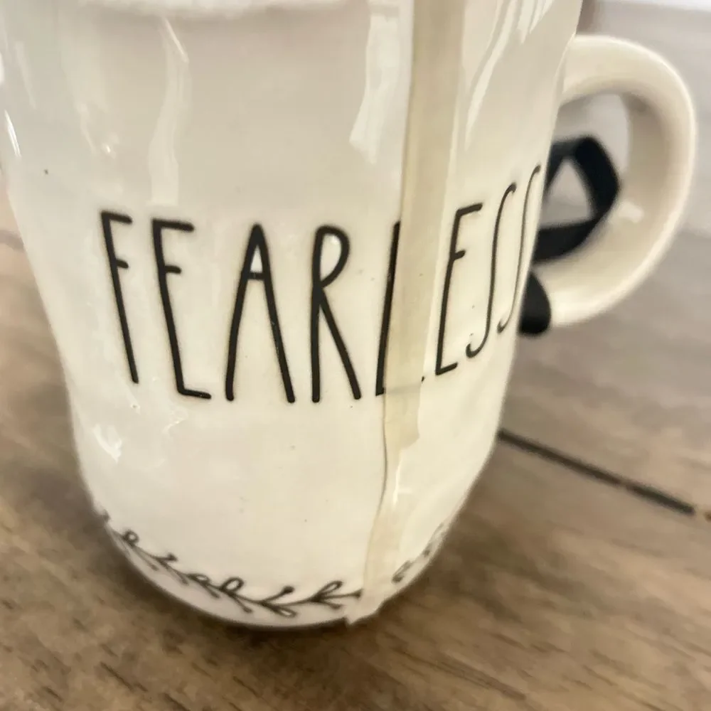 Rae Dunn “FEARLESS” Mug Candle | Artisan Collection | New with Tag